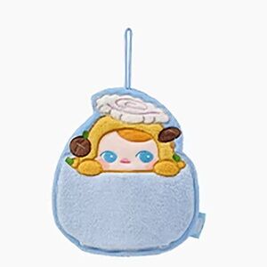 RARE Pop Mart PUCKY Egg Beanie Hand Towel Confirmed from Blind Box, STEAMED EGG